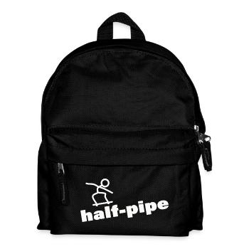 half pipe - Kids' Backpack - black - Front