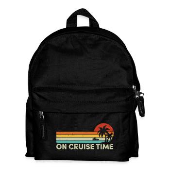 Croisière en vacances tropicales d’été en croisière - Sac à dos Enfant - noir - Devant