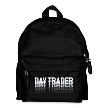 Day Trader Aktienmarkt Börse Trader - Kinder Rucksack - Schwarz - Vorne