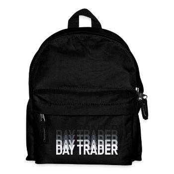Day Trader Aktienmarkt Börse Trader - Kinder Rucksack - Schwarz - Vorne