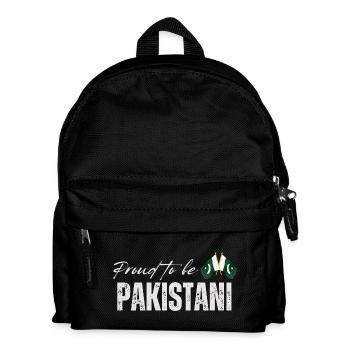 Fier Pakistanais, j’aime le Pakistan - Sac à dos Enfant - noir - Devant