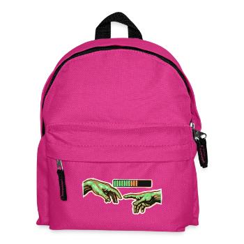 Human Connection Loading - Kids' Backpack - fuchsia - Front