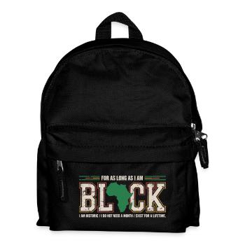 Fierté Afro Black History Month Vintage - Sac à dos Enfant - noir - Devant