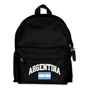 Argentina Football Lover Retro Sports Design - Kinder Rucksack - Schwarz - Vorne