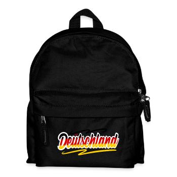 Deutschland  - Kinder Rucksack - Schwarz - Vorne