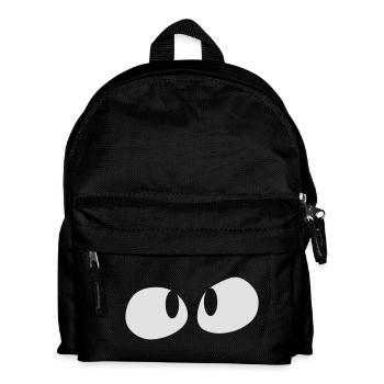Augen - Kinder Rucksack - Schwarz - Vorne
