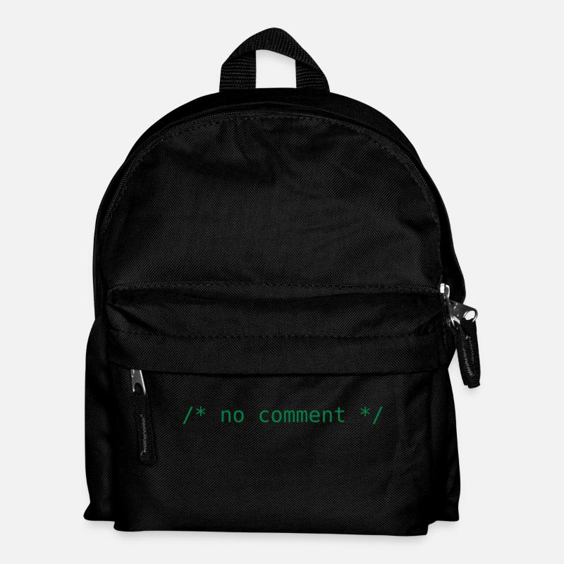 no comment - Kinder Rucksack - Schwarz
