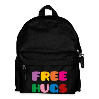 Free Hugs - Kinder Rucksack - Schwarz - Vorne