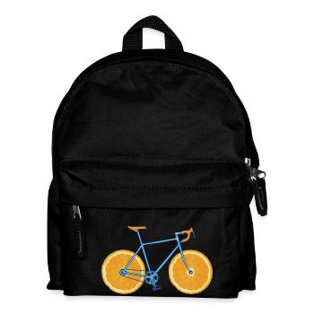 Bicycle ORANGE - Kinder Rucksack - Schwarz - Vorne