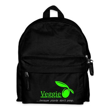 Veggie - végétariens. idée cadeau - Sac à dos Enfant - noir - Devant