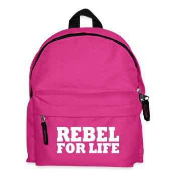 Rebel for life - Kinder Rucksack - Fuchsia - Vorne