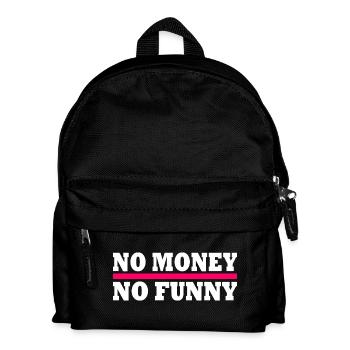 No money no funny - Kids' Backpack - black - Front