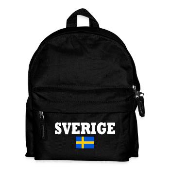 Sverige - Kinder Rucksack - Schwarz - Vorne