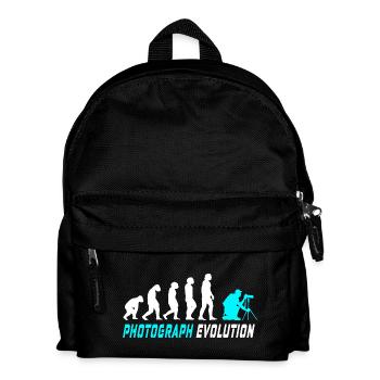 Fotograf Evolution - Kinder Rucksack - Schwarz - Vorne