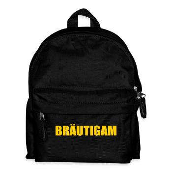 bräutigam - Kinder Rucksack - Schwarz - Vorne