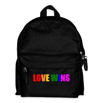 Love wins - Kinder Rucksack - Schwarz - Vorne