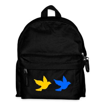Ukraine - Kids' Backpack - black - Front