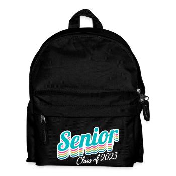 Senior Class Of 2023 Retro Graduation Party Geschenk - Kinder Rucksack - Schwarz - Vorne