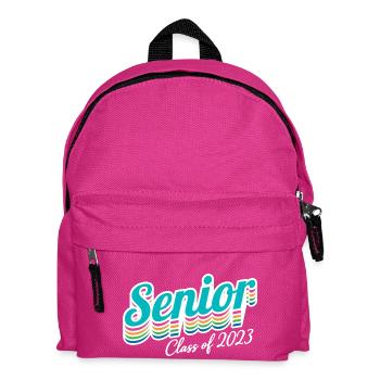 Senior Class Of 2023 Retro Graduation Party Geschenk - Kinder Rucksack - Fuchsia - Vorne