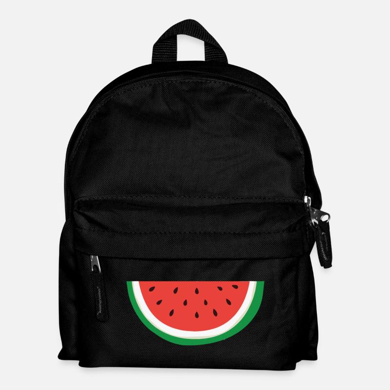 Wassermelone - Palästinensisches Symbol - Kinder Rucksack - Schwarz