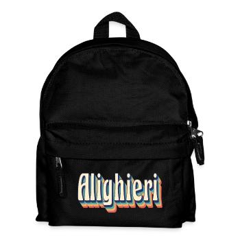 Alighieri Retro Vintage T-Shirt Gift T-Shirt - Kids' Backpack - black - Front