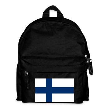 Finnland - Kinder Rucksack - Schwarz - Vorne
