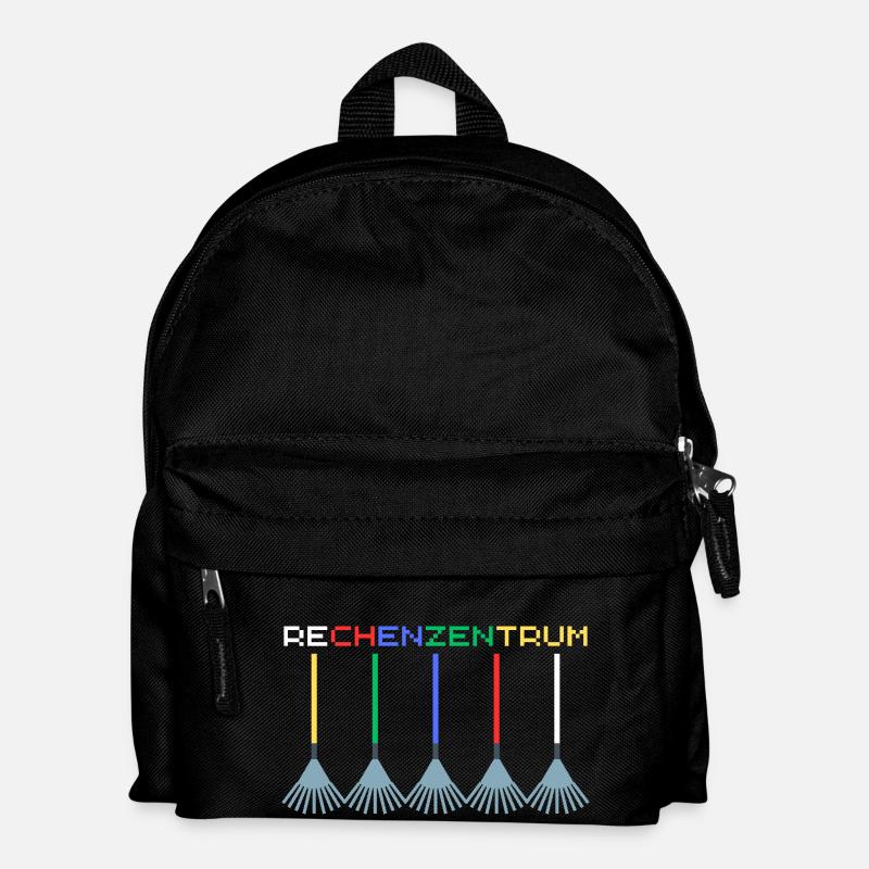 Rechenzentrum IT Admin Nerd Informatik - Kinder Rucksack - Schwarz
