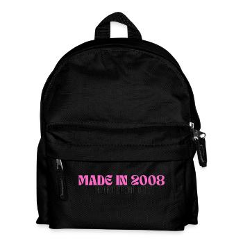 Fabriqué en 2008 - La perfection depuis le 1er jour - Sac à dos Enfant - noir - Devant