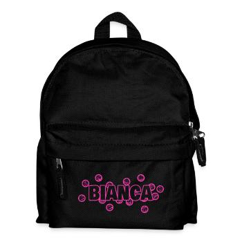 Bianca als Bianca - Kinder Rucksack - Schwarz - Vorne