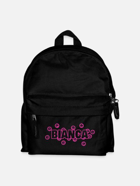 Bianca als Bianca - Kinder Rucksack - Schwarz