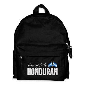 Fierté hondurienne, j’adore le Honduras - Sac à dos Enfant - noir - Devant