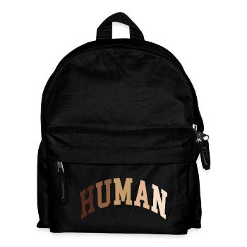 Human Mensch Afrikaner - Kinder Rucksack - Schwarz - Vorne