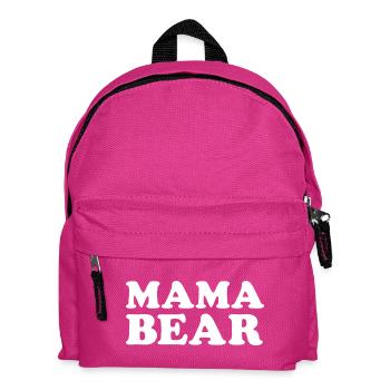 MAMA OURS – Déclaration rétro - Sac à dos Enfant - fuchsia - Devant