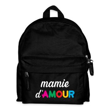 Oma der Liebe - Kinder Rucksack - Schwarz - Vorne