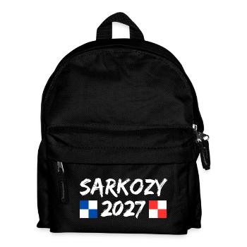 Sarkozy 2027 Humor Politics Elections - Kids' Backpack - black - Front