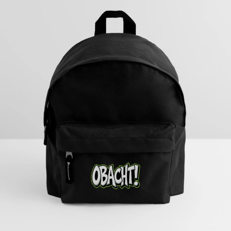 Caution Bavarian Saying Dialect Warning Kids' Backpack