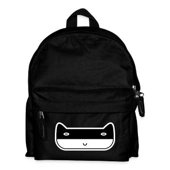 Cat Thug - Kids' Backpack - black - Front