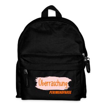 Überraschung - Frauen Perimenopause - Kinder Rucksack - Schwarz - Vorne