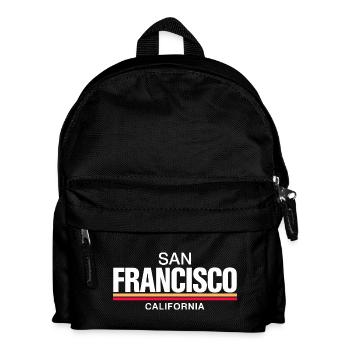 San Francisco California Retro - Kids' Backpack - black - Front