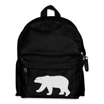 Polar Bear - Kids' Backpack - black - Front