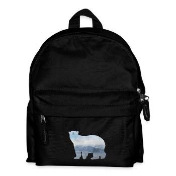 Polar Bear - Kids' Backpack - black - Front