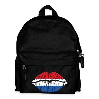 Kuss Niederlande - Kinder Rucksack - Schwarz - Vorne