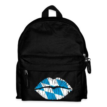 Kuss Bayern - Kinder Rucksack - Schwarz - Vorne