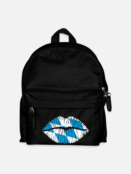 Kuss Bayern - Kinder Rucksack - Schwarz