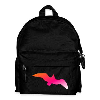 Freedom Bird | Exklusives Streetstyle-Design - Kinder Rucksack - Schwarz - Vorne