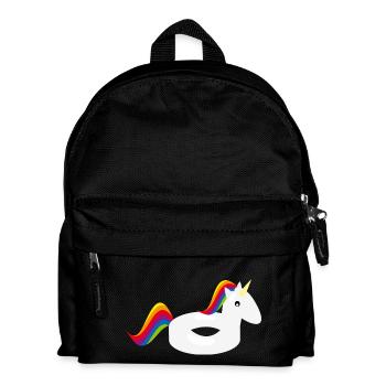 EINHORN - Kinder Rucksack - Schwarz - Vorne