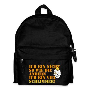 böser junge - Kinder Rucksack - Schwarz - Vorne