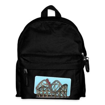 montagnes russes - Sac à dos Enfant - noir - Devant