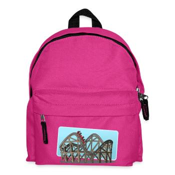 Achterbahn - Kinder Rucksack - Fuchsia - Vorne