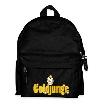 gold young - Kids' Backpack - black - Front